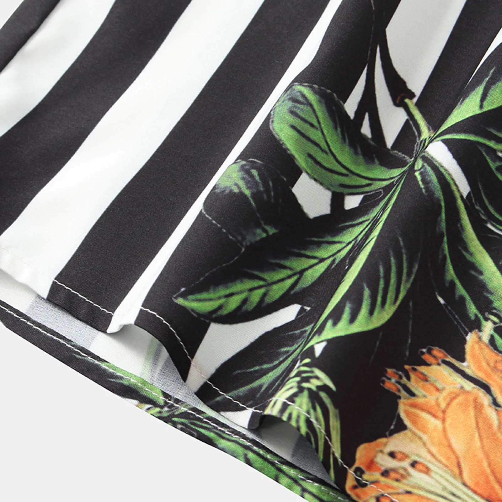 

Fashion Mens Shirt Hawaiian Beach Shirts 2021 Summer New Short Sleeve Floral Print Shirt For Men Holiday Vacation Clothing 2021