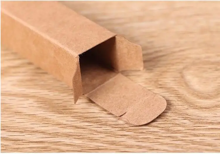 Новинка картонная коробка из крафт бумаги для творчества 50 шт. белая черная