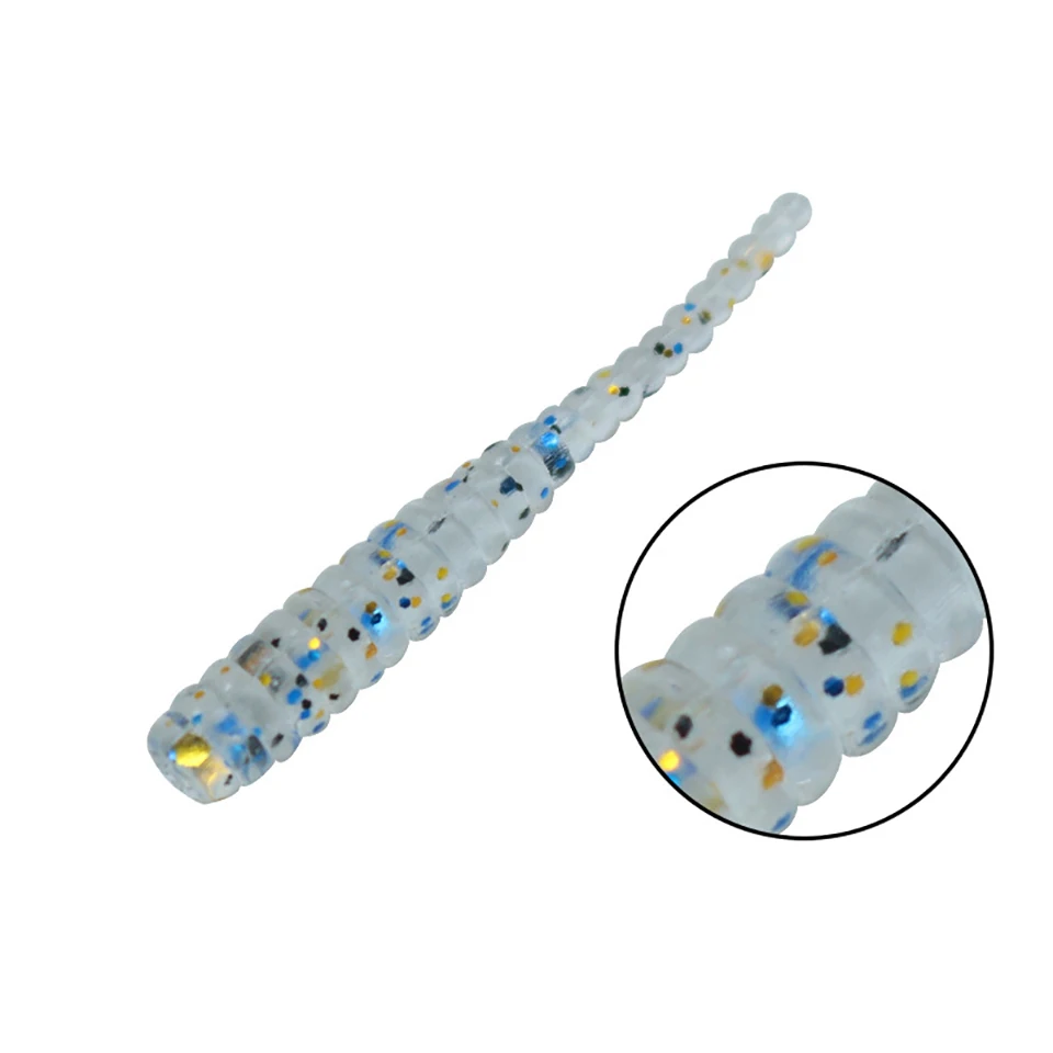 20 шт./лот силиконовая Мягкая рыболовная приманка искусственная плавающая для