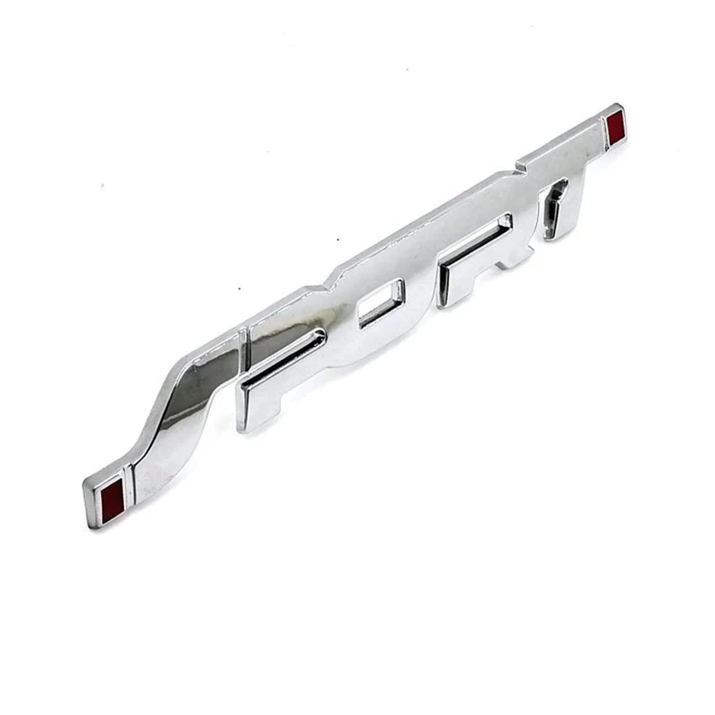 Металлический 3D хромированный черный/Серебряный Автомобильный багажник гонки