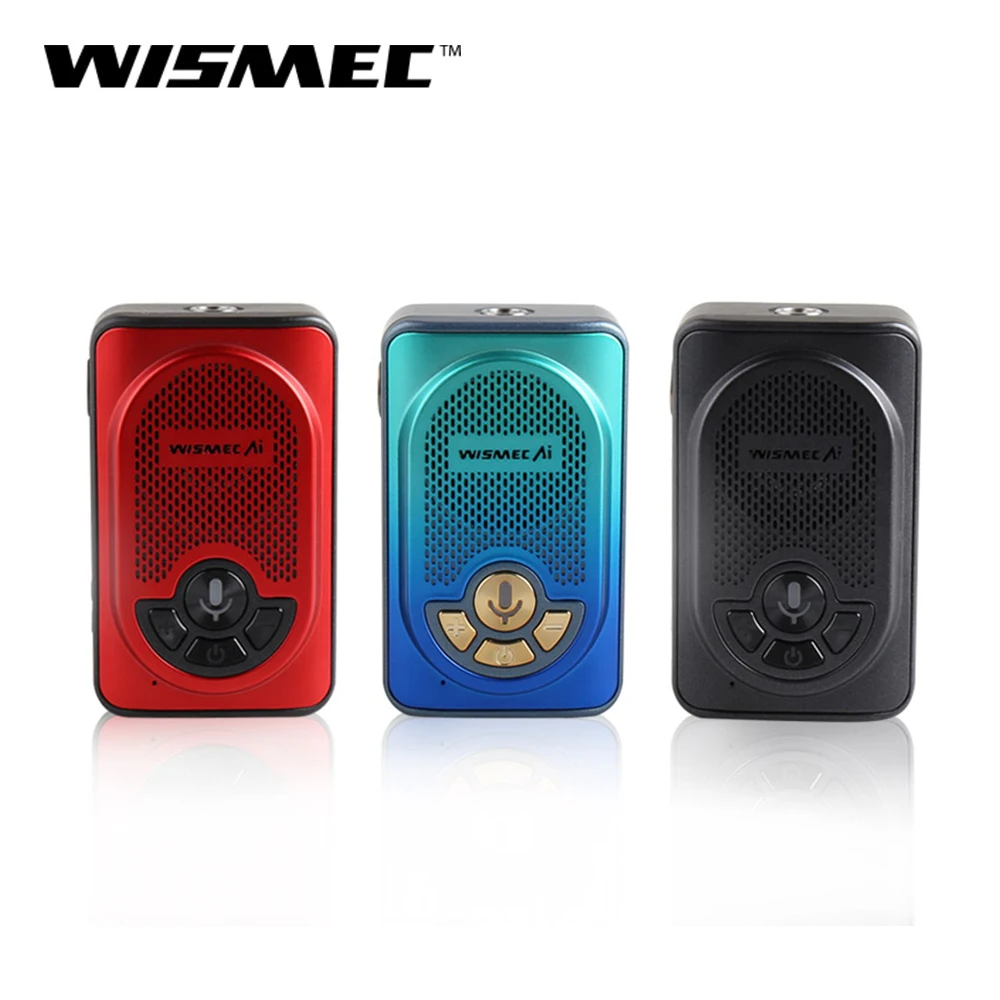 Оригинальный вейп мод Wismec AI бокс 200 Вт 18650 батарея Bluetooth HANDS FREE динамик Голосовое