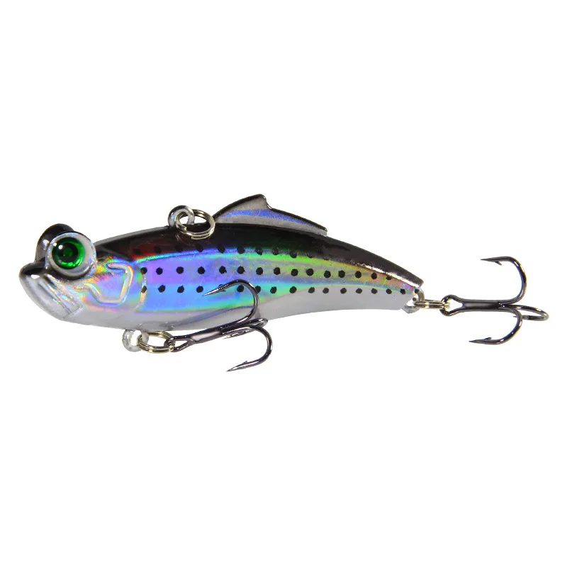 

1pcs Fishing Lure Multicolor VIB 6.5cm/12.5g Sinking Artificial Bait Vibration Wobbler Bass Pike Fishing Tackle