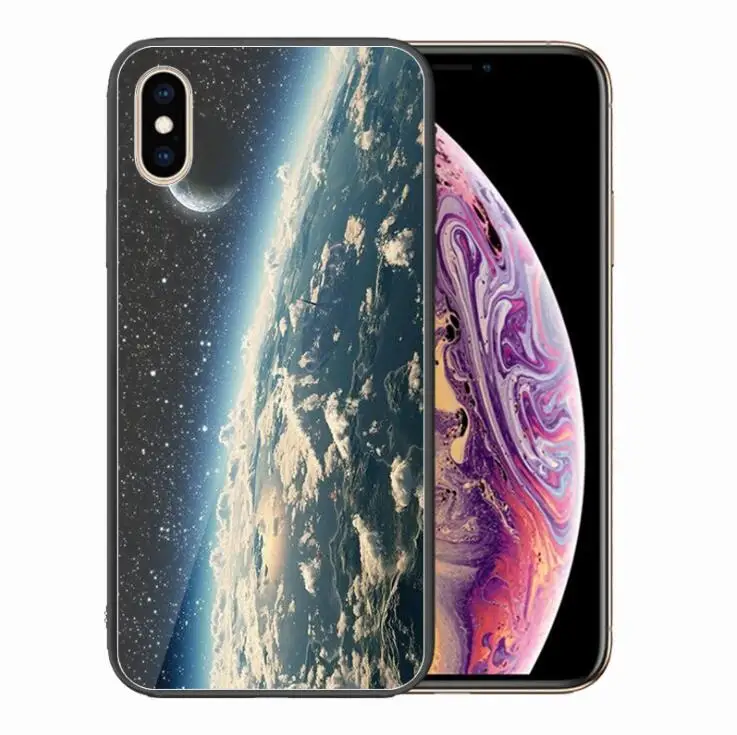 3D чехол из закаленного стекла для Oneplus 7 7PRO роскошный силиконовый со звездами 5 5T 6