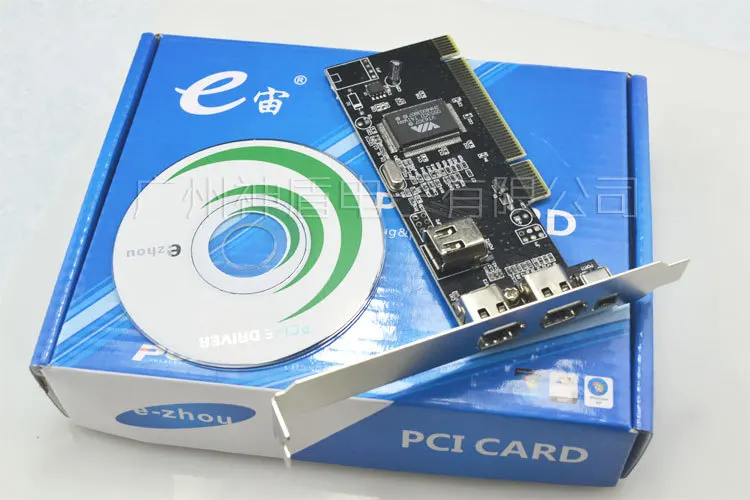 &quotE ZHOU&quot EZRC1394 PCI 1394 карта цифровой камеры HD DV захвата сжатая Карта видеозахвата |