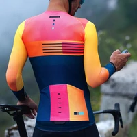 spain team winter thermal fleece cycling clothes men long sleeve jersey suit outdoor riding bike mtb pants clothing jumpsuits