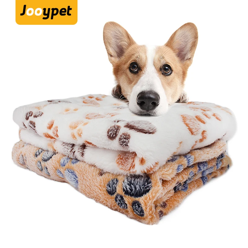 JOOYPET собака кошка кровать коврик для ног с принтом мягкий теплый спальный матрас