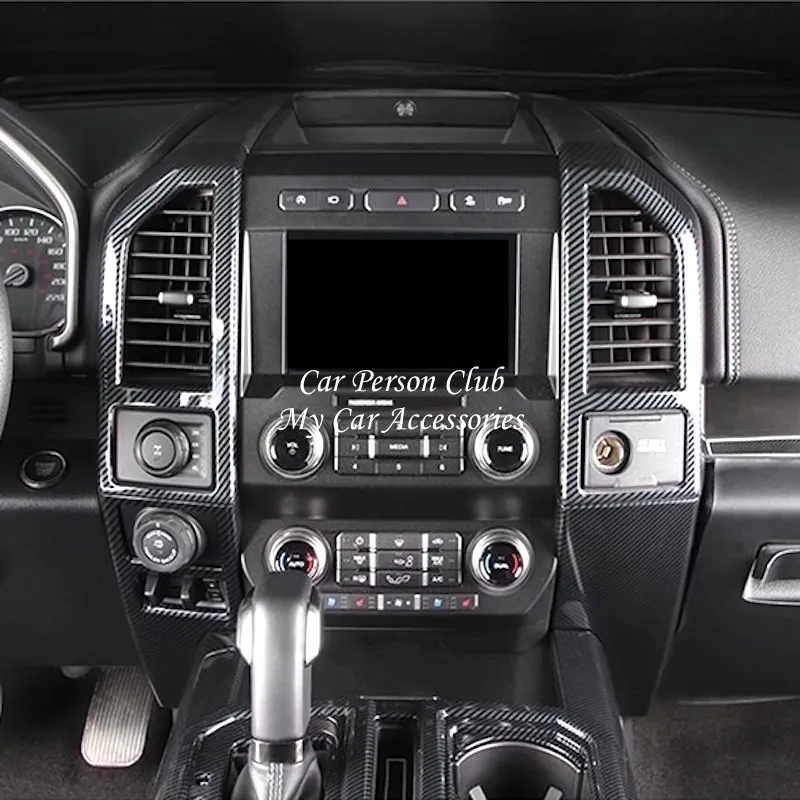 Панель навигационной системы из АБС-углеволокна Центральная решетка