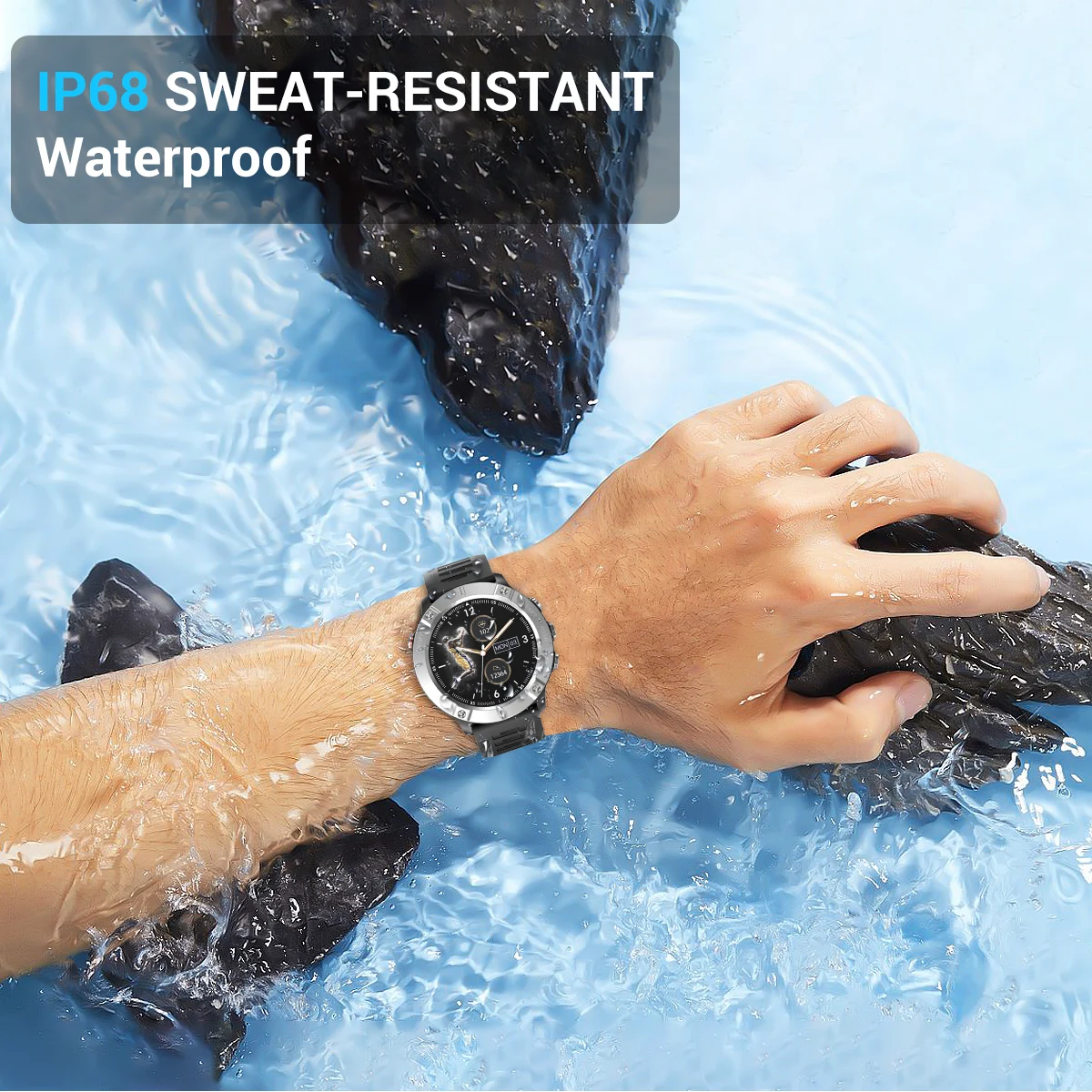 

HopoFit Reloj Inteligente Hombre Smartwatch Fitness Bracelet Relgio Masculino Smart Watch Men Band 2020 Clock Alarm