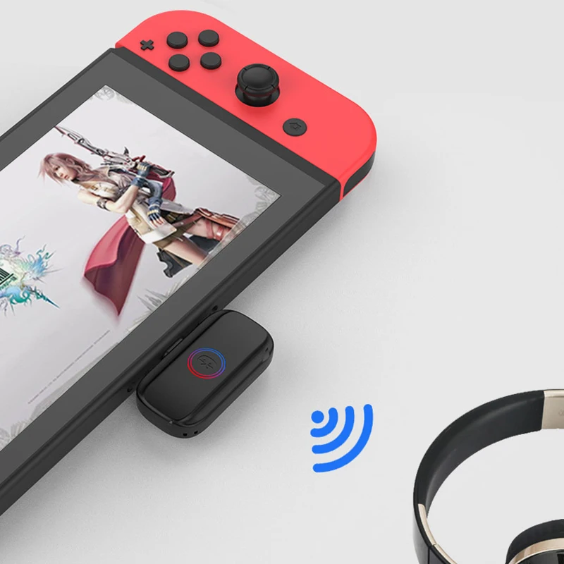 Беспроводной Bluetooth o передатчик USB PD2.0 адаптер для Nintendo Switch совместим с наушниками