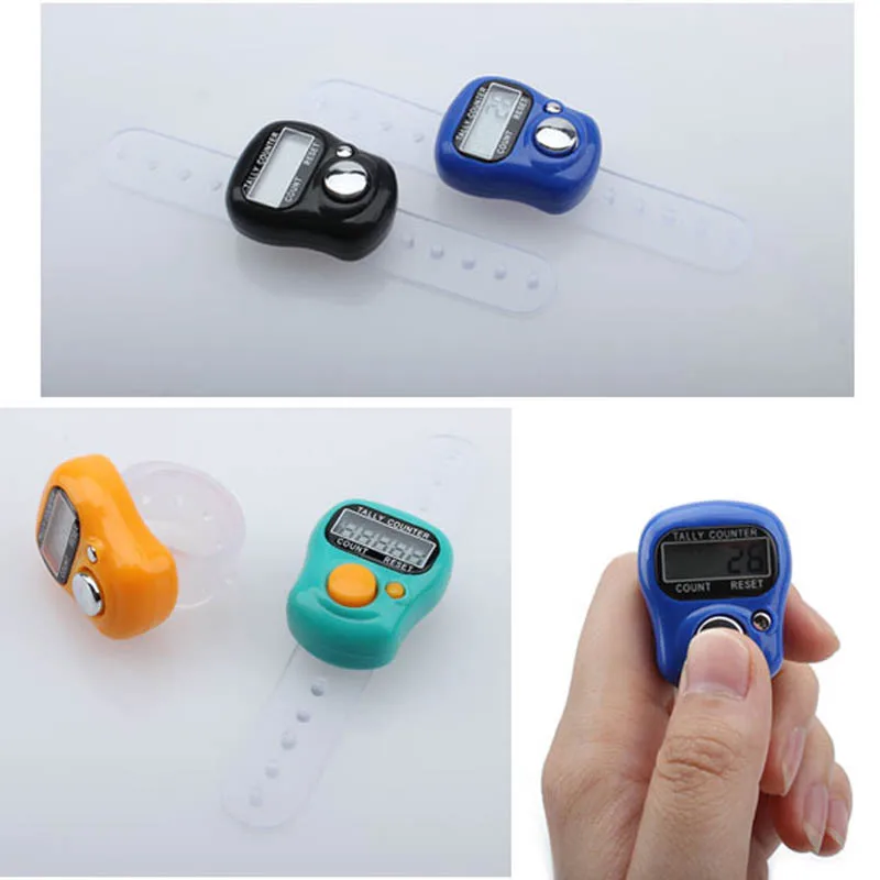 

Electronic Digital Counter LCD Portable Hand Operated Tally for Kitchen Random Color TU45889