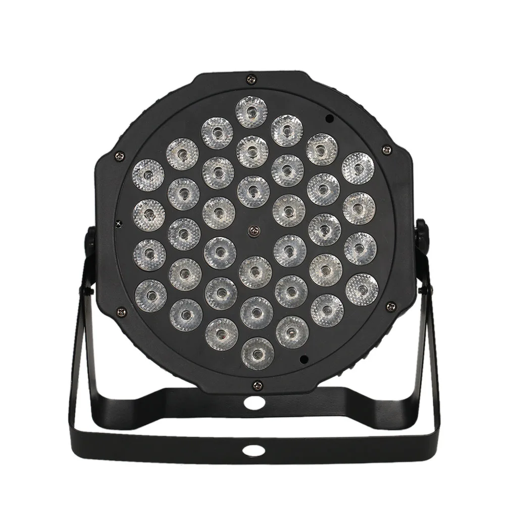 No Remote 36 светодиодный RGB 3в1 сценический светильник s мини плоский светильник DMX 512 Звуковое управление DJ проектор Точечный светильник эффект для KTV Семейная свадьба - Цвет: No Remote