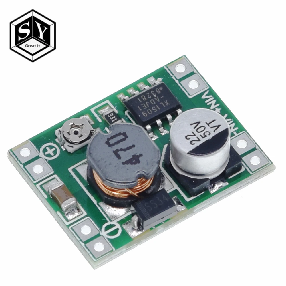 GREAT IT 1 шт. XL1509 понижающий модуль выходное напряжение регулируется супер мини