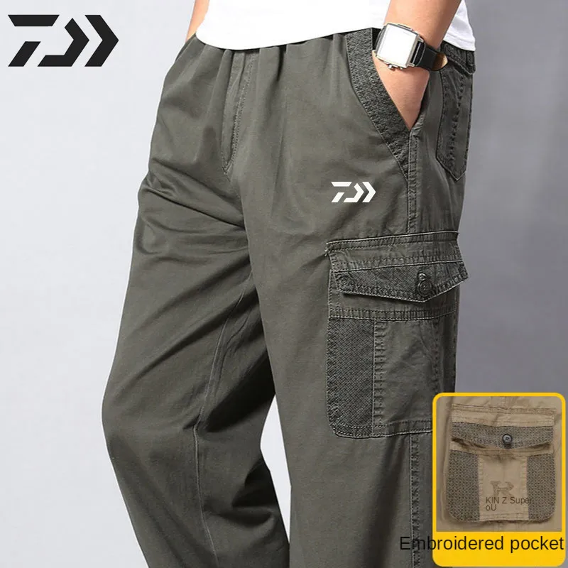 

2022 Daiwa Fishing Clothes MenTrousers Hiking Camping Breathable Outdoor Sport Pants ThinAnti-sweat Quick Dry Fishing Pants Men