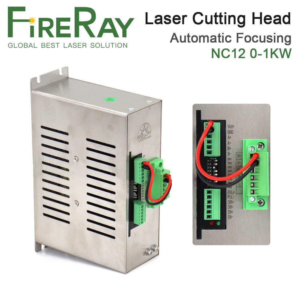 Волоконная Лазерная режущая головка FireRay WSX 0-1 кВт NC12 с автоматической