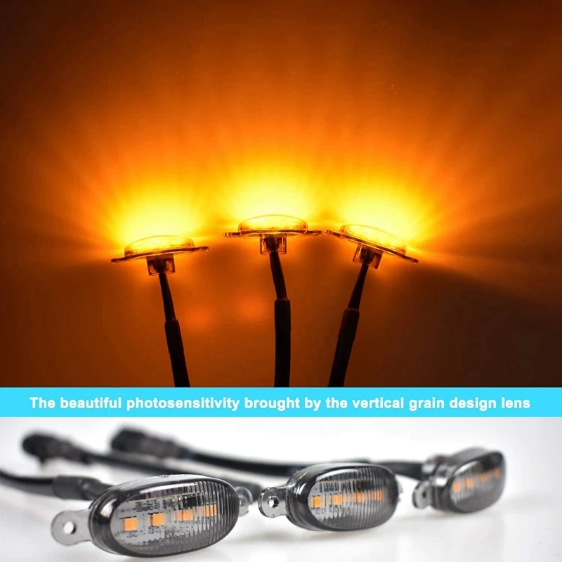 Передние габаритные огни для Ford Raptor F150 решетки 2010-2014 и 2017-2021 дымчатые линзы