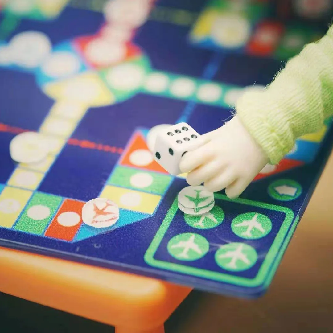 Шахматы для кукольного домика Blyth OB11 BJD аксессуары игрушек 1:12