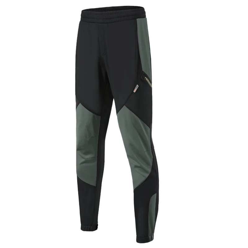 

Santic Men Cycling Pants Winter Reflective MTB Pants No Padded Breathable Windproof Long Trousers Asian Size WM0C04120