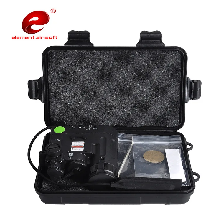 Element Airsoft DBAL D2 зеленый и ИК лазерный EMKII тактический фонарь подсветка для оружия