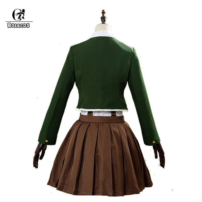 ROLECOS аниме Danganronpa 2 Косплей костюмы Chihiro Fujisaki косплей костюм женская школьная