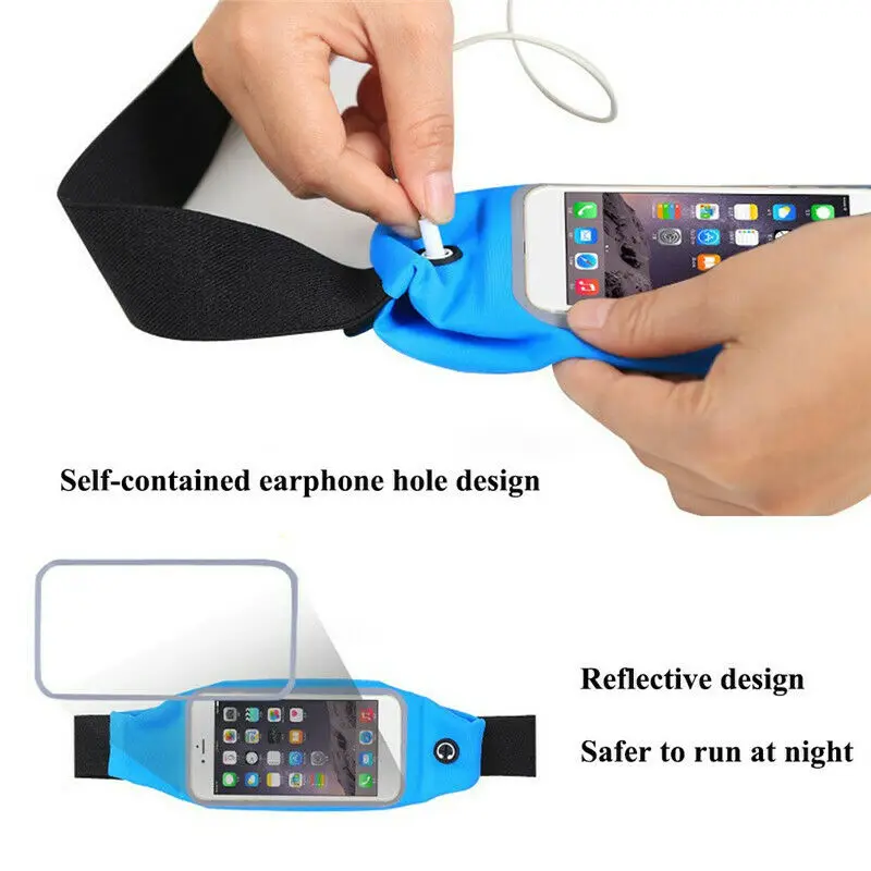 Поясная Сумка LYBALL для бега карманная спортивная сумка активного отдыха поясная