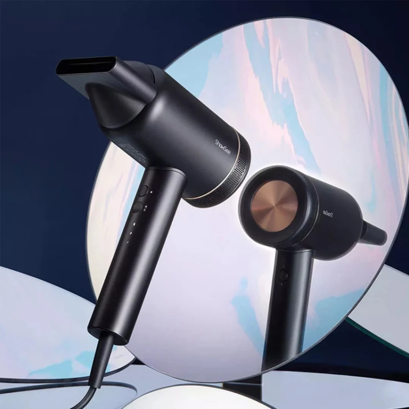 ShowSee High Speed Negative Ion Hair Dryer A8-BK 1800W 50Hz Professional Hair Styler Blow Drier Portable Hairdryer enlarge