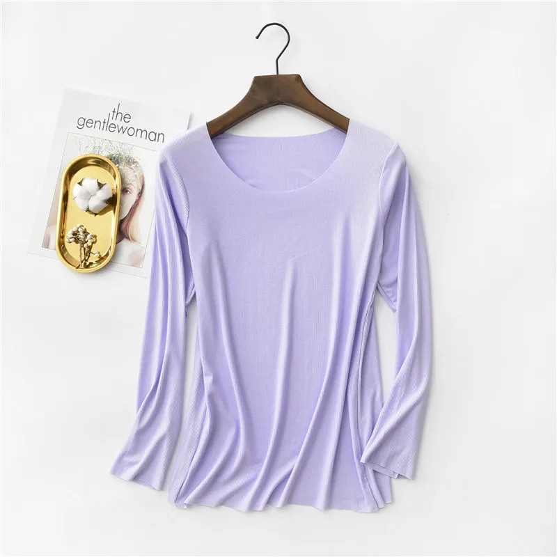 

Ribbed Women Tshirt Long Sleeve T Shirt Women Casual Bottoms Tops Ladies O Neck Friends Tee Shirt Femme Polera Mujer