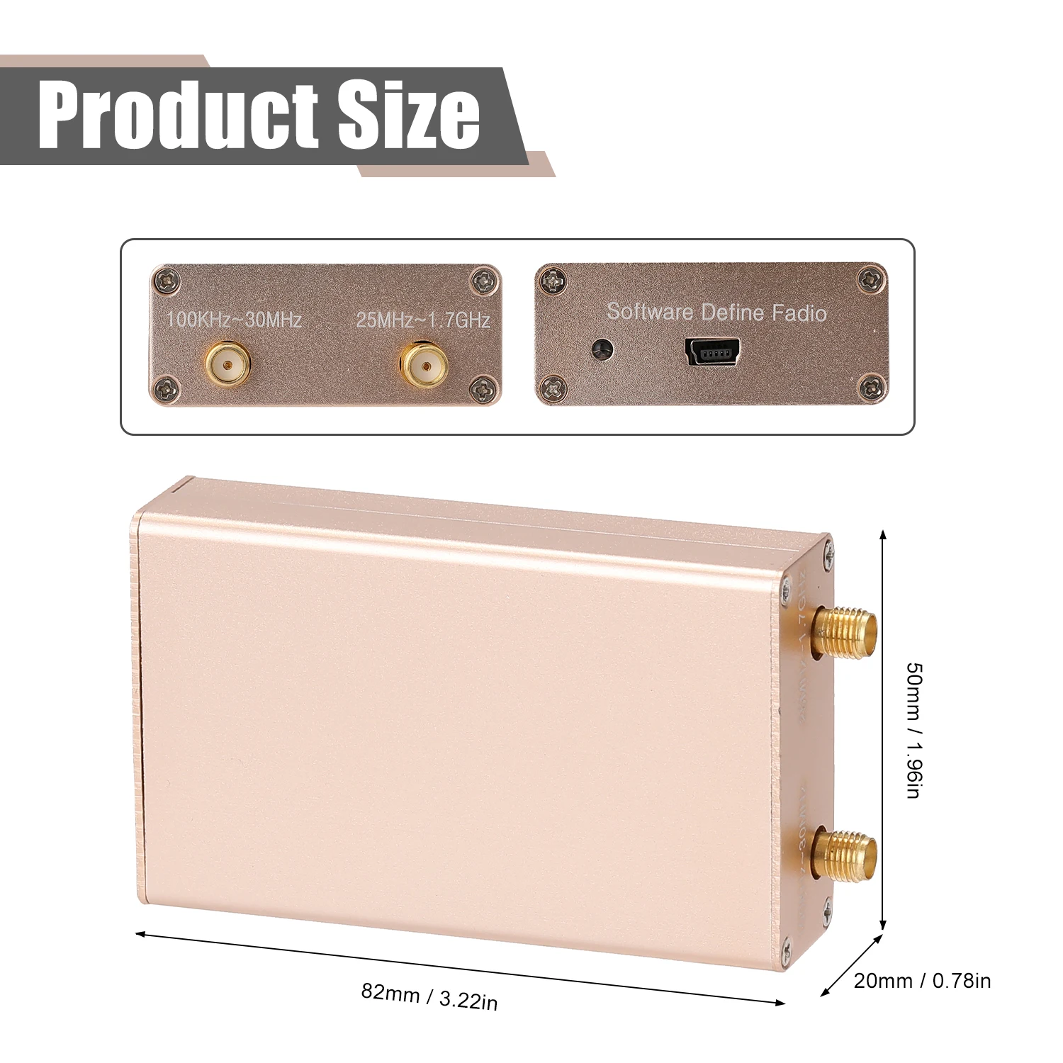 SDR RTL2832U R820T2 малошумный радиоусилитель высокочастотный приемник