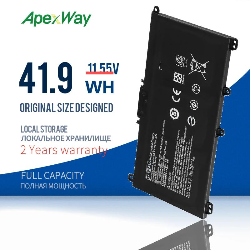 

TF03XL Аккумулятор для HP 14-bp 14-bf 15-cc 15-ck Series HSTNN-LB7X HSTNN-LB7J 920070-855 телефон