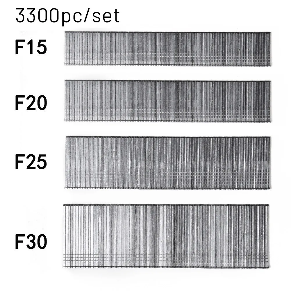 

Pack Staples Straight Brad Nail Pins 3300 Piece 15/25/20/30mm 3600 Piece