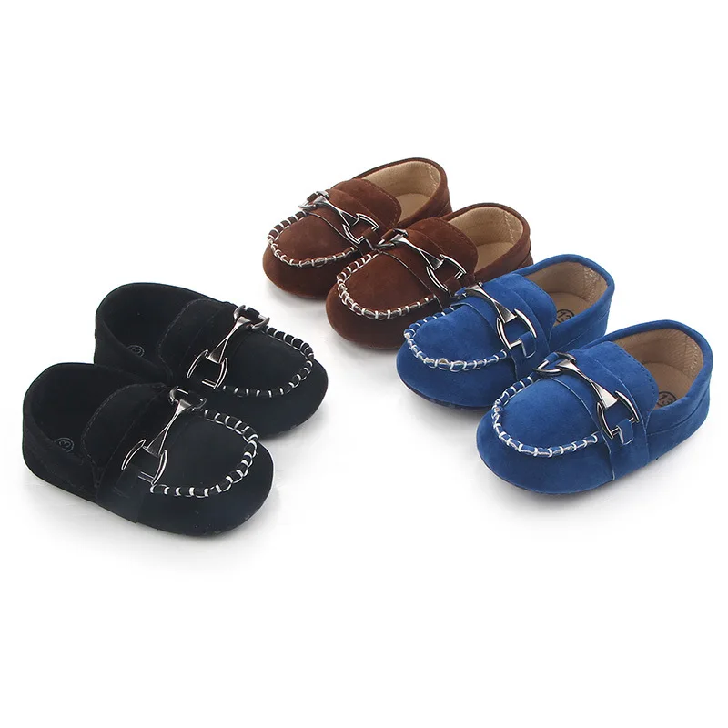 

New Fashion High Quality Newborn Baby Boy Shoes Moccasins Patch Slip-On Plaid Casual New Born Infant Toddler Baby Girl Shoes