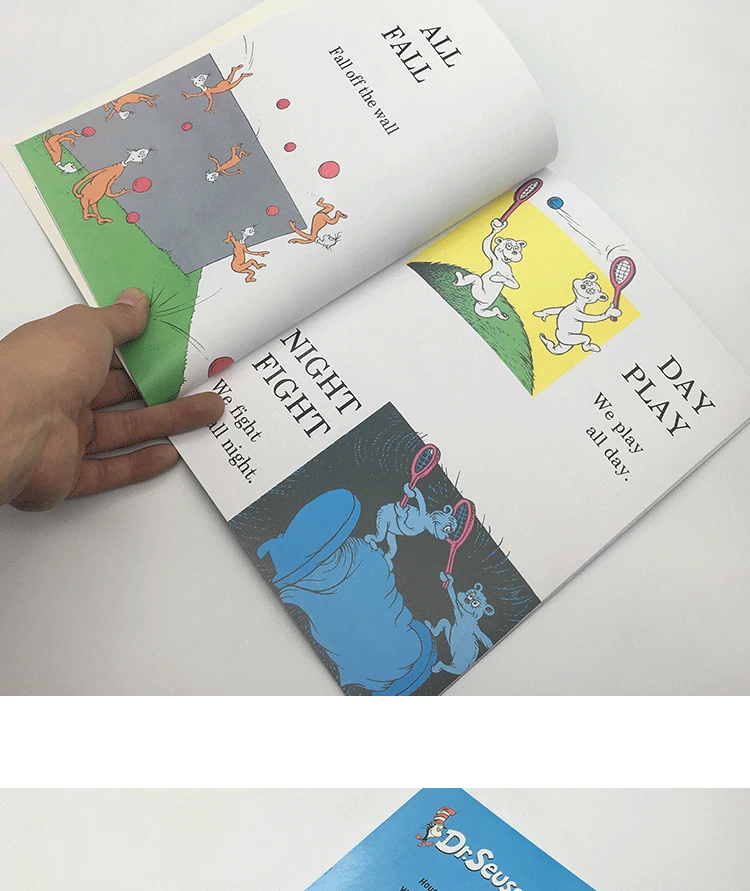 Хоп ON POP от Dr Seuss Kids Story Books Детские Обучающие английские обучающие игрушки для