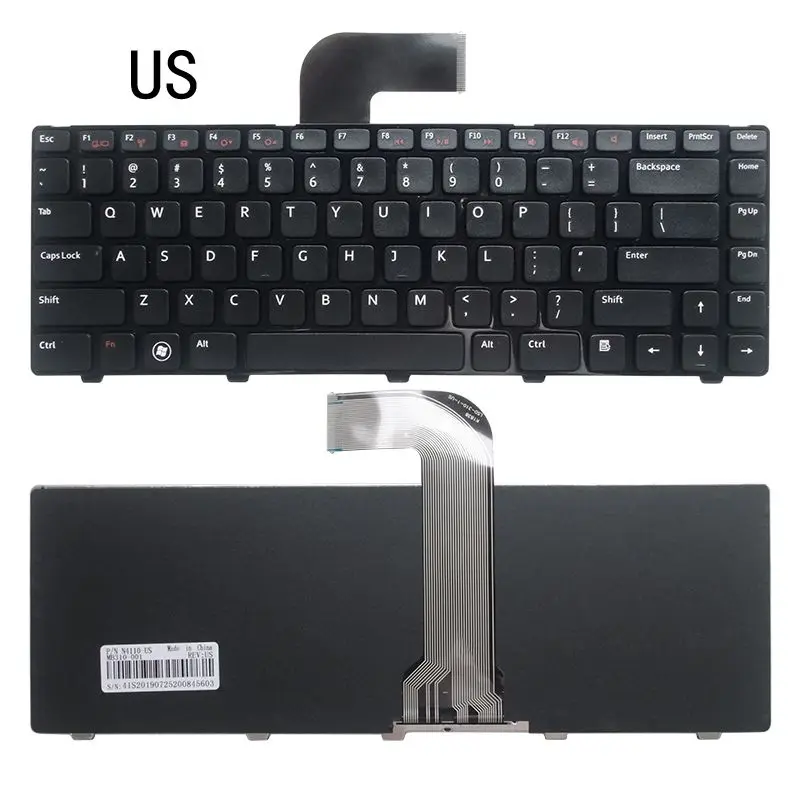 Новая клавиатура для ноутбука Dell Inspiron XPS L502 14R M4110 N411Z N4110 N4120 | Компьютеры и офис