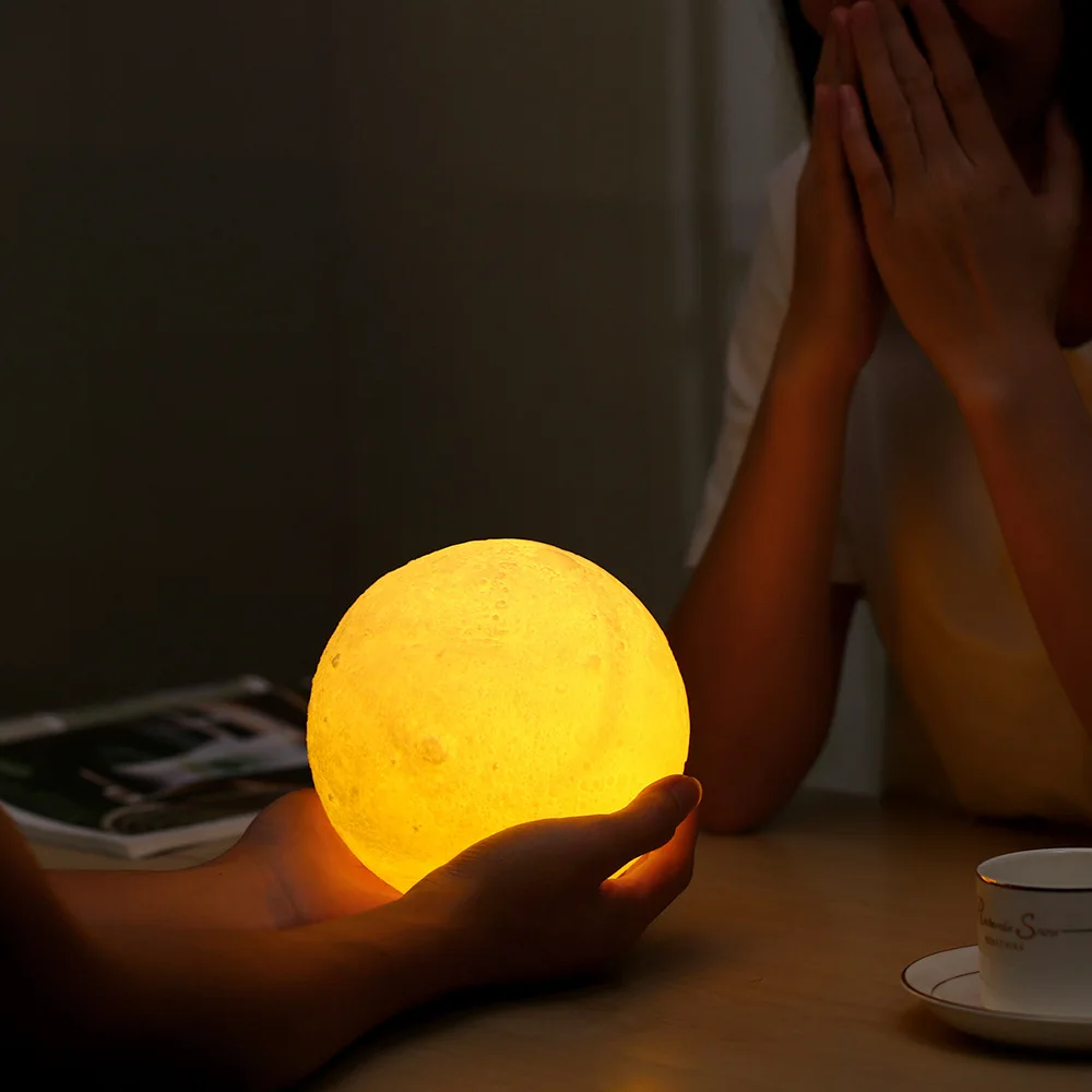 

Creative Touch Remote Control Moon Light Usb Creative Night Light Bedroom Atmosphere Light