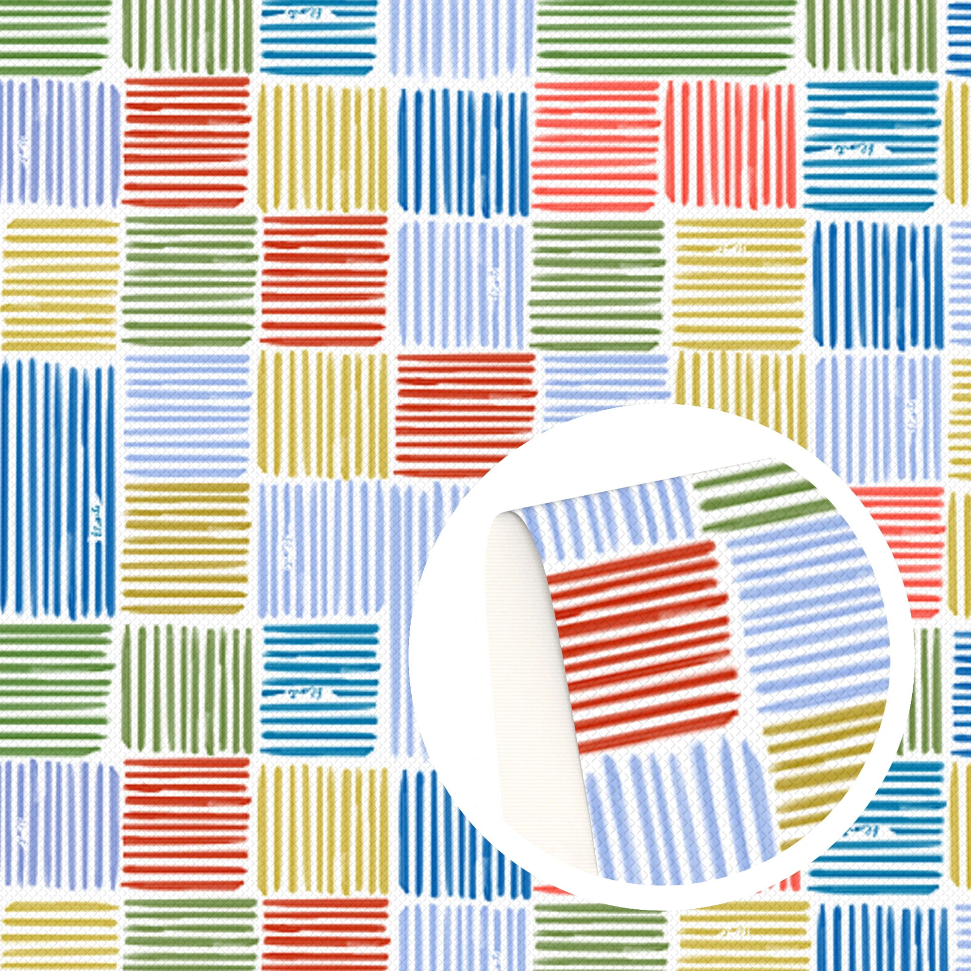 Геометрические листы из искусственной кожи в клетку 20*33 см | Дом и сад