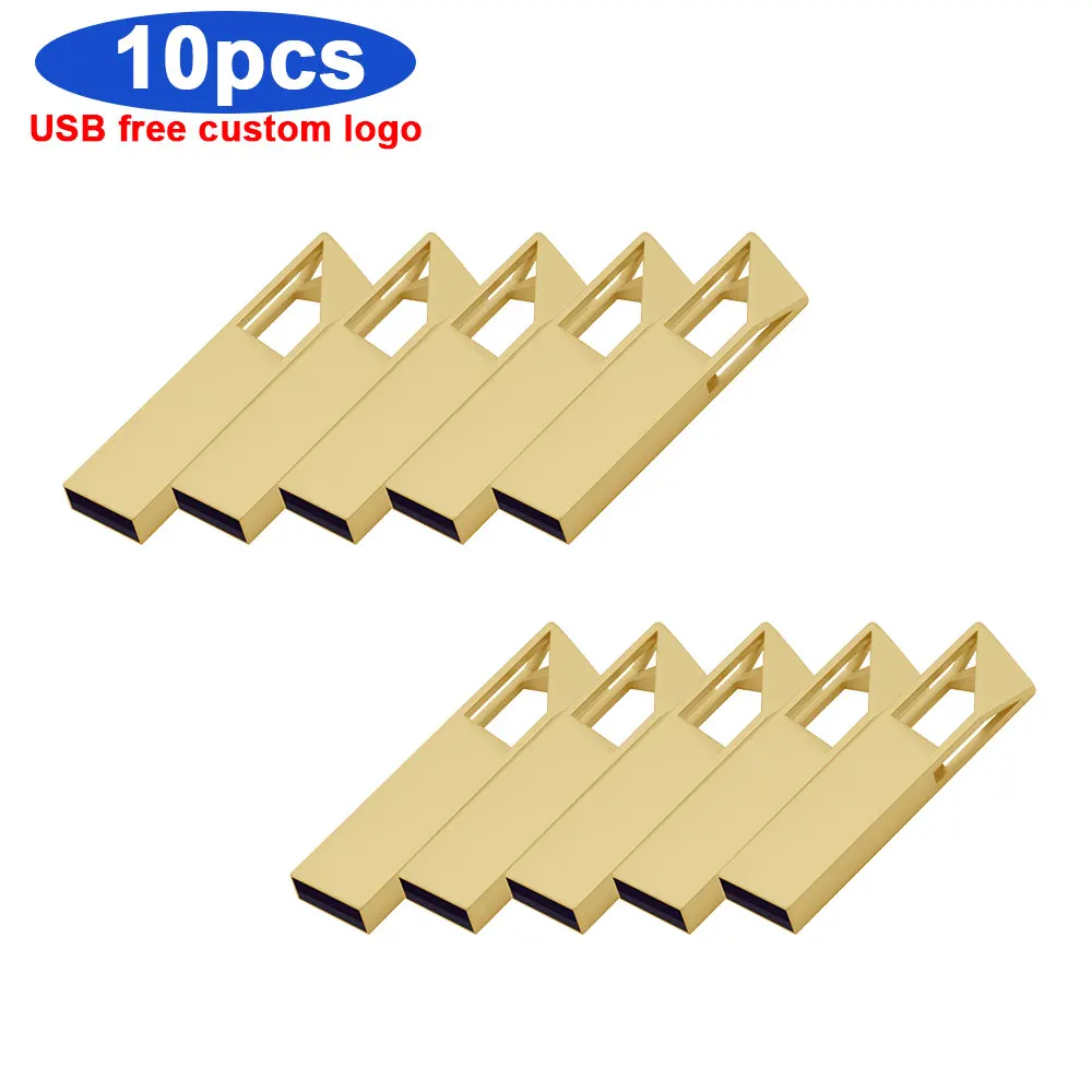 

10pcs/lot free logo pendrive 64 32 16g USB Flash Drive 128G Pen drive waterproof u disk 2.0 memoria usb stick gift photography
