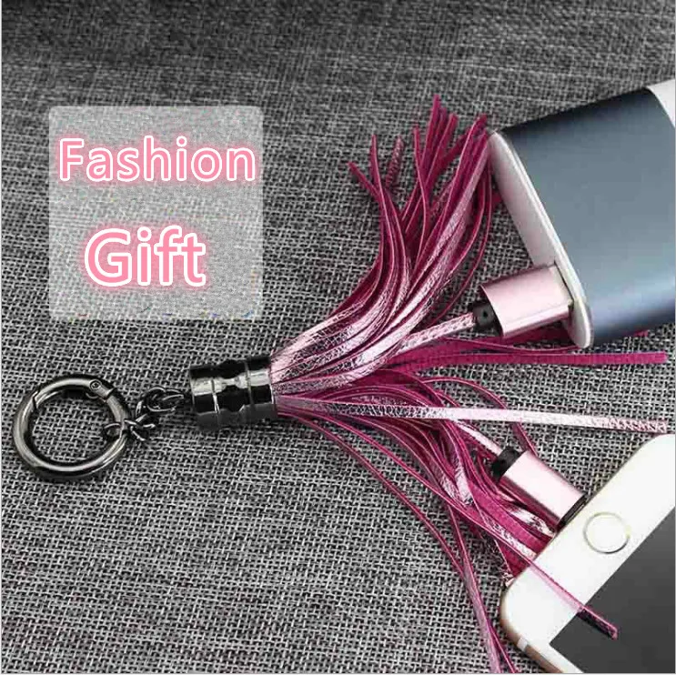 Кабель Micro USB с кисточками 2А нейлоновый кабель для быстрой зарядки передачи