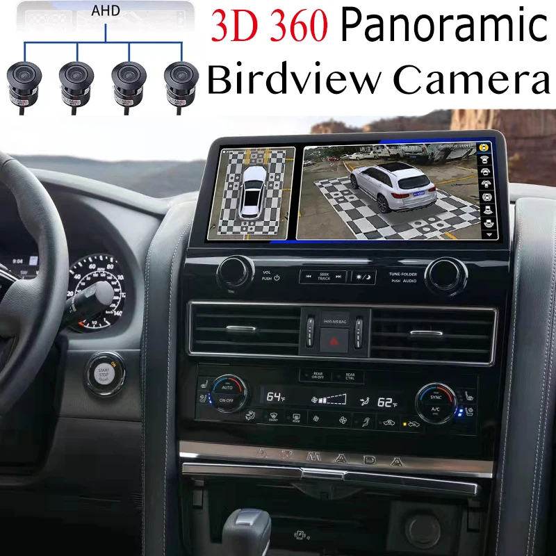 

For Nissan Patrol Armada Y62 For Infiniti QX80 QX56 360 Birdview Car Stereo Audio Radio Multimedia Player Navigation GPS Navi