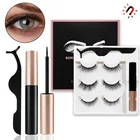 3 пары детских хлопковых утепленных колготок на смешанные накладные магнит для ресниц ic магнит для ресниц, подводка для глаз, накладные ресницы Водонепроницаемый жидкая длительный ресницы