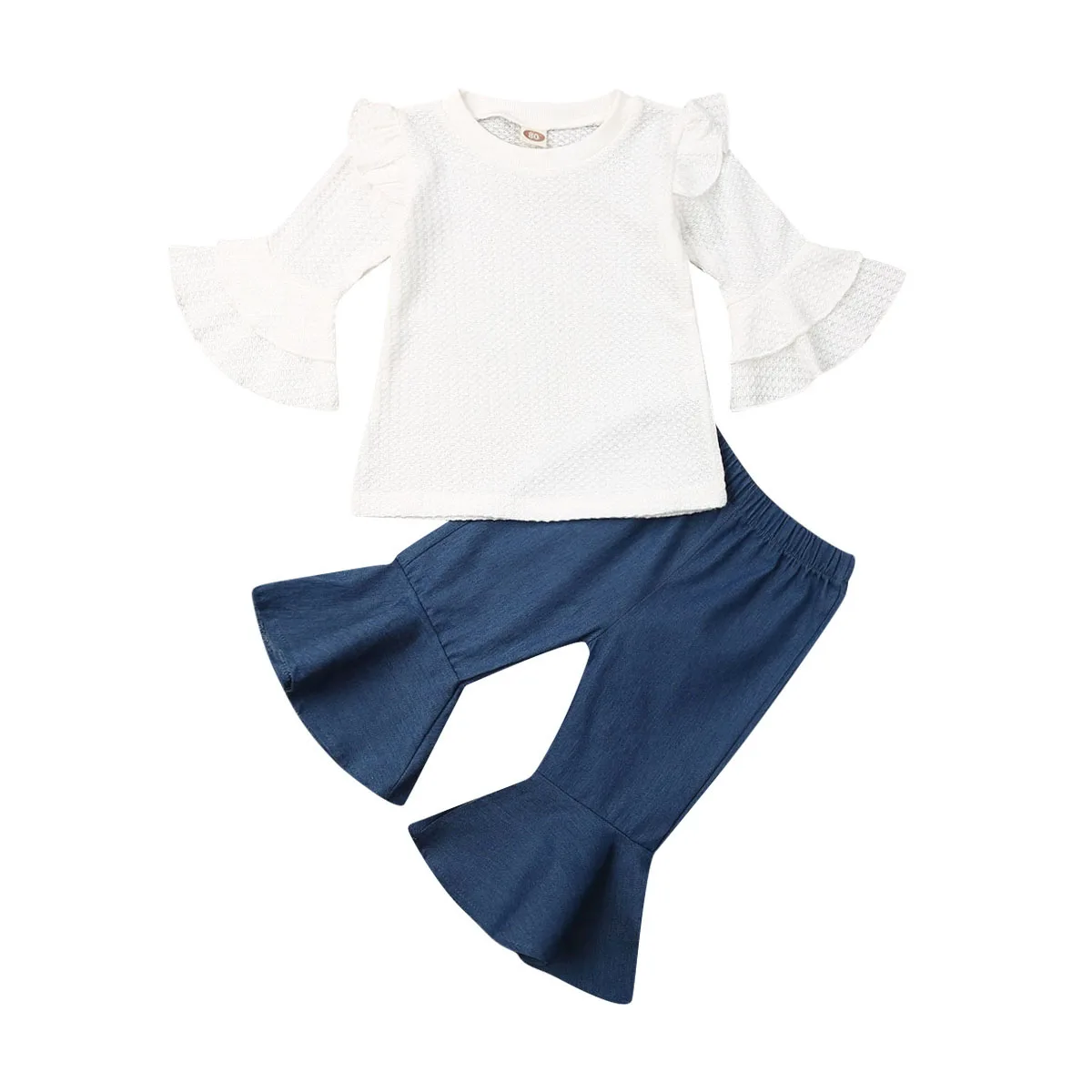 FOCUSNORM летний осенний костюм для новорожденных девочек 2 шт. комплекты одежды топ с