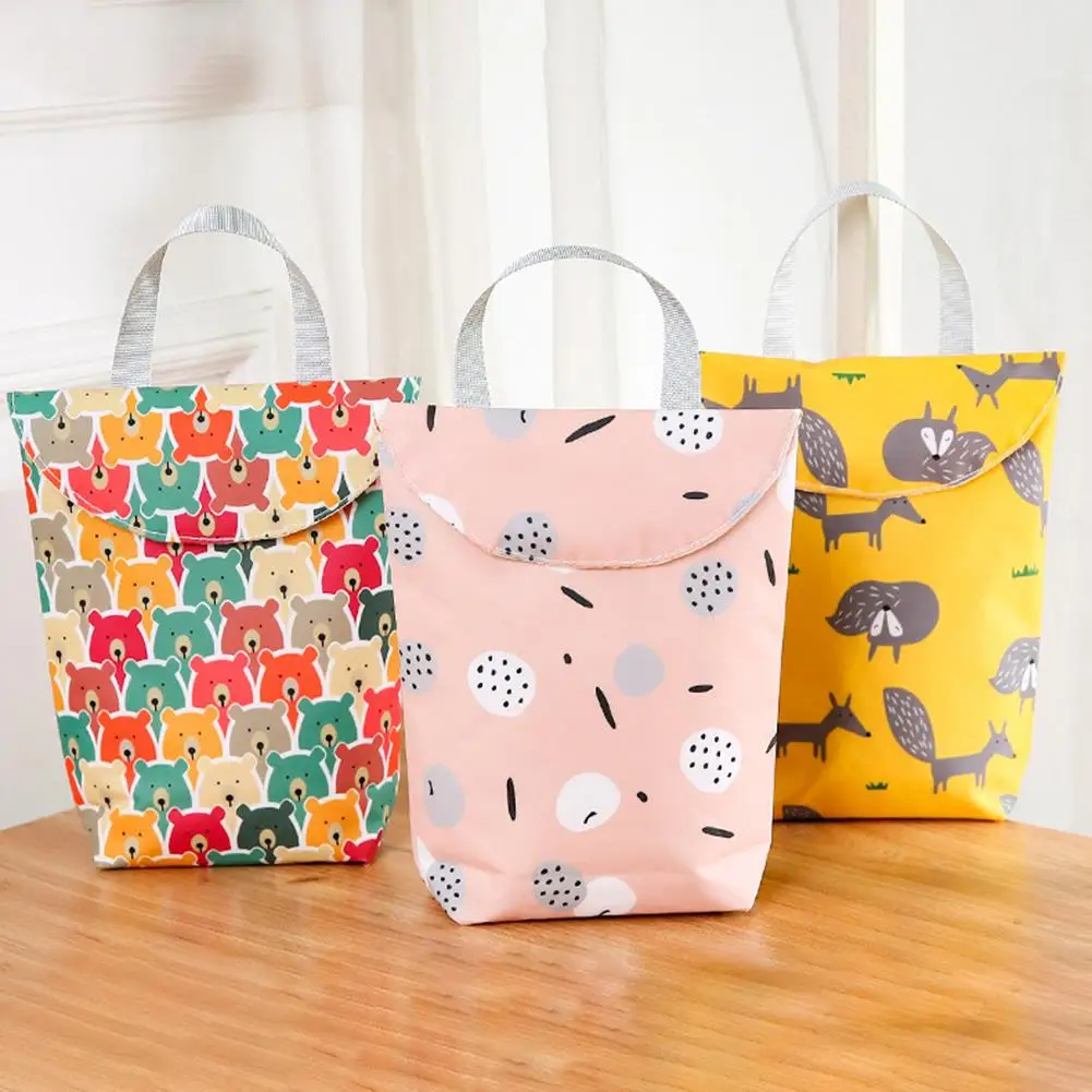 

Waterproof Multifunctional Baby Diaper Bags Reusable Fashion Baby Care Portable Travel Wet Dry Bags Diaper Bag Single Diaper Bag