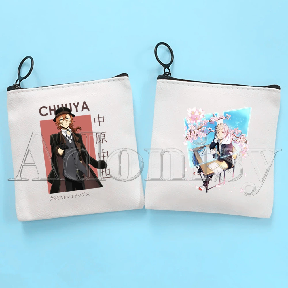 

Bungou Stray Dogs Korean Style Cartoon Printed Canvas Bag Design Canvas Simple and Fashionable Storage Bag