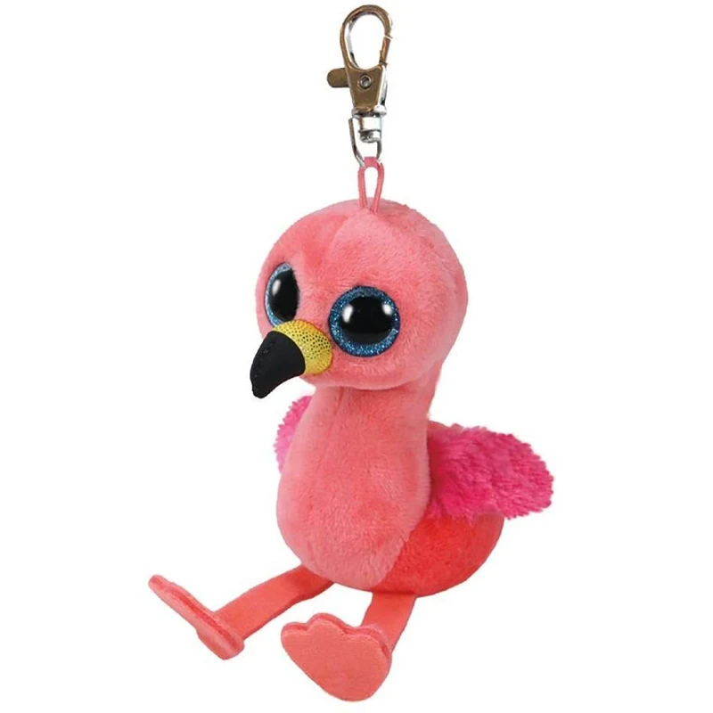 

Ty Gilda The Flamingos Clip Plush Animal Toys Stuffed Keychain Doll Gift 15cm