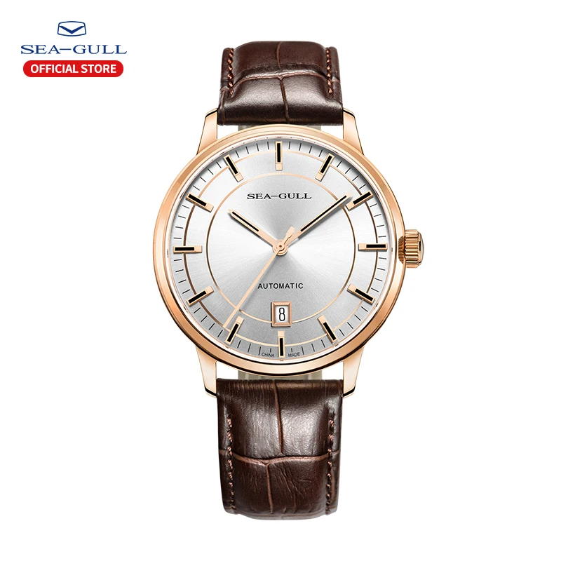 

Seagull Men's Watch Automatic Mechanical Watch Business Casual Classic Calendar Sapphire Men's Watch 519.12.6008