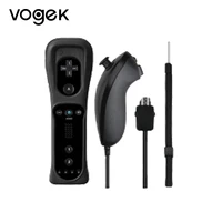 vogek 7 colors full set wireless gamepad for nintend wii game remote controller joystick without motion plus gaming accessories