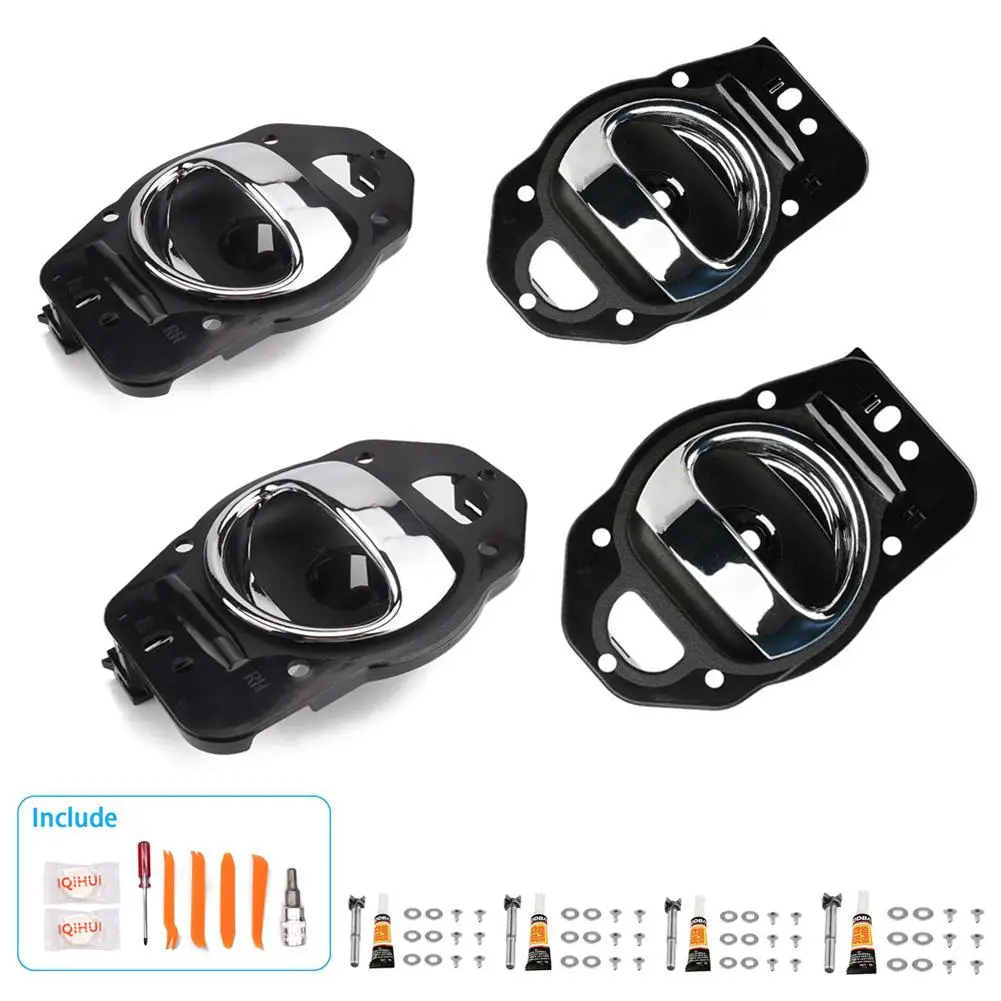 4 шт./компл. Авто внутри интерьер дверная ручка подходит для 2006-11 Chevy OE: 25812196 (ЛГ)