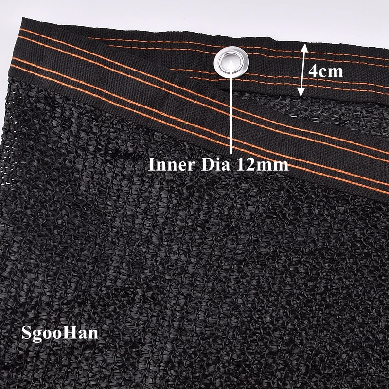 Черная 6 контактная Солнцезащитная сетка с защитой от УФ лучей для дома и сада