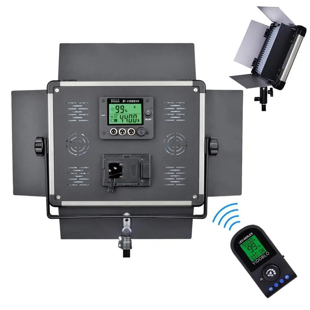 

Remote Control LED Lamp E-1080II Continue Lighting Bio-color video light 3200-5500K Studio Photography led video Lighting