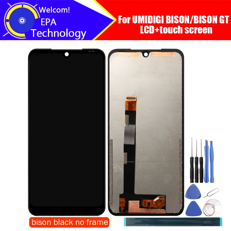 Дисплей с тачскрином для UMIDIGI BISON GT 100% '' инструменты и клей|Экраны мобильных