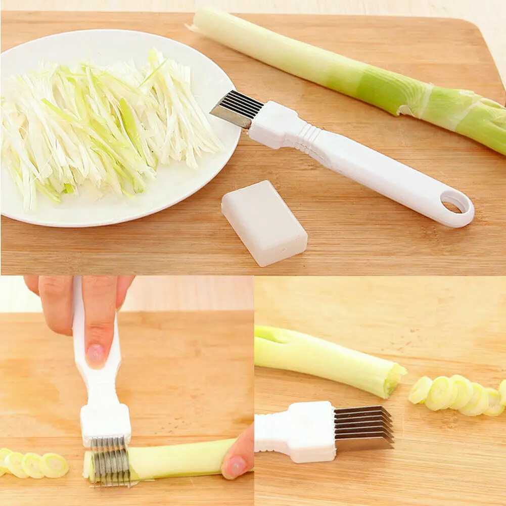 

-20℃-100℃ Suitable Vegetable Fruit Onion Cutter Shallot Slicer Peeler Chopper Shredder Kitchen Gadget Cutting Tools