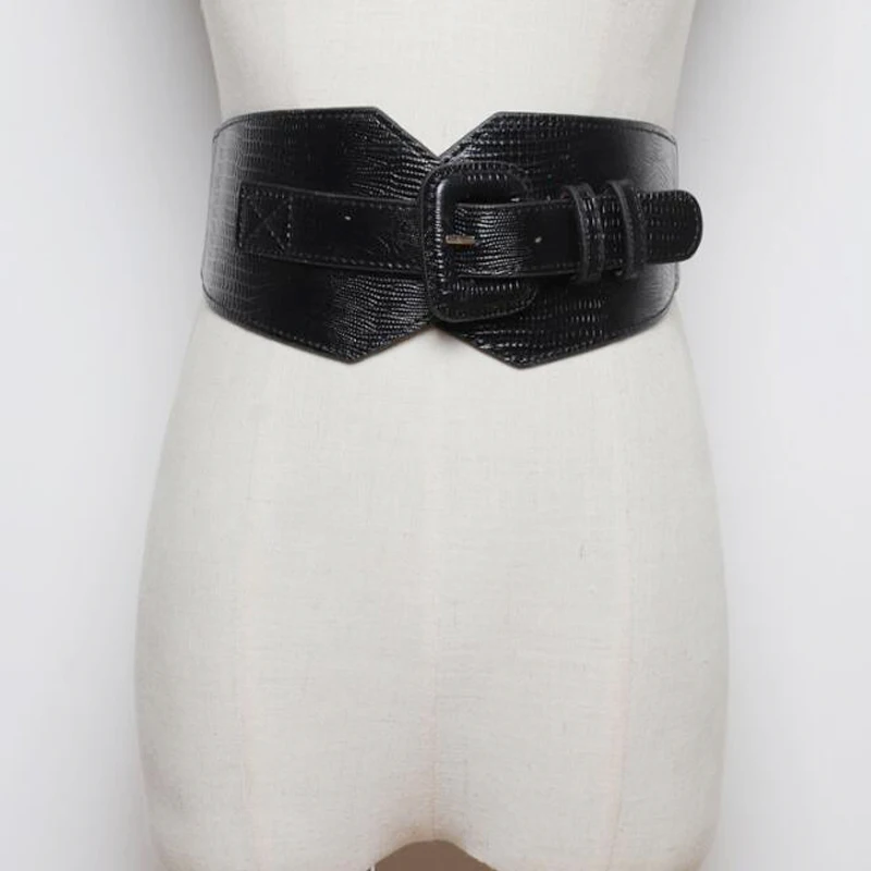 Женский Новый Винтажный широкий кожаный ремень рок повседневные брюки хипстер